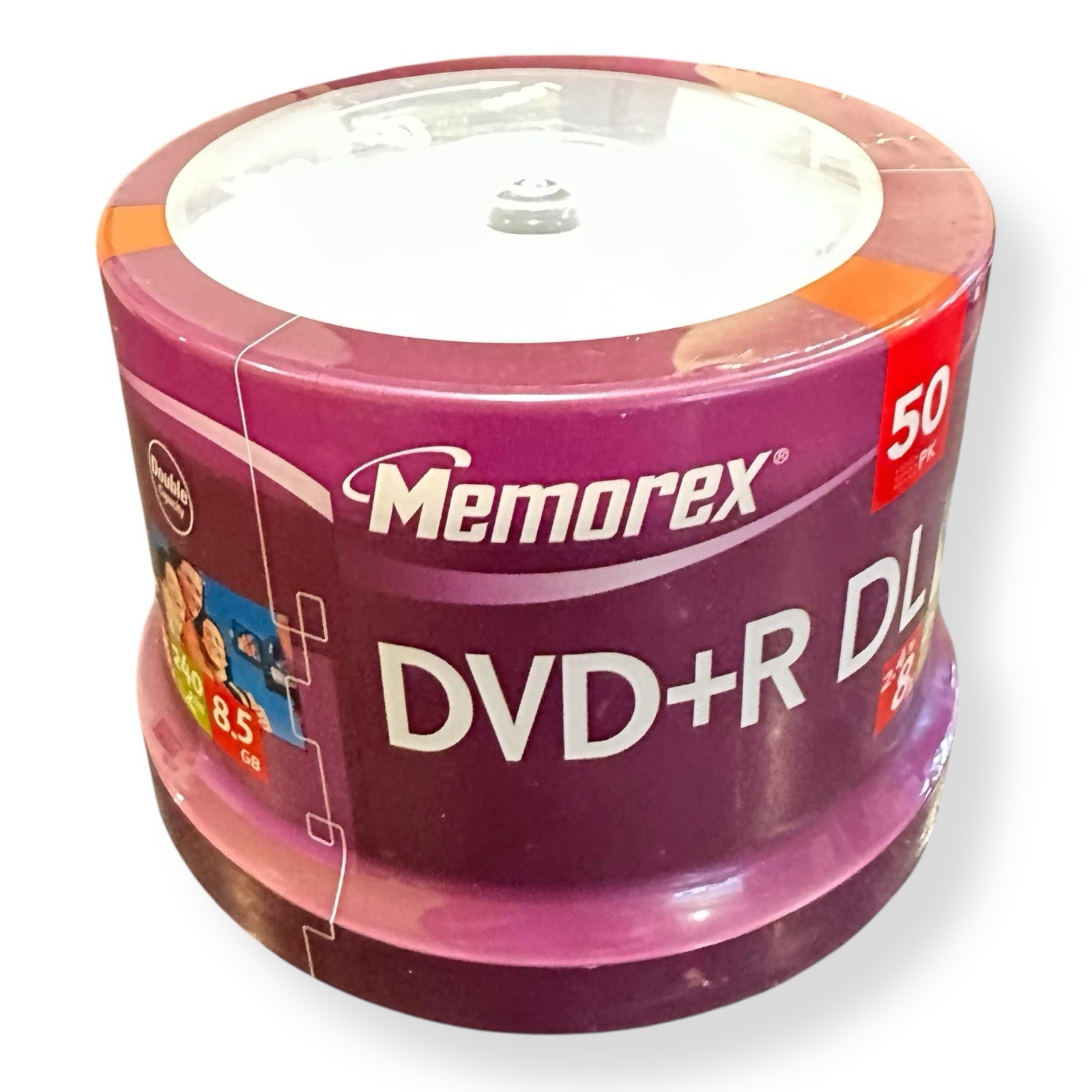 Memorex Dual Layer DVD+R DL 50-Pack 8X, 8.5GB, 240 Minutes Double Capacity NEW