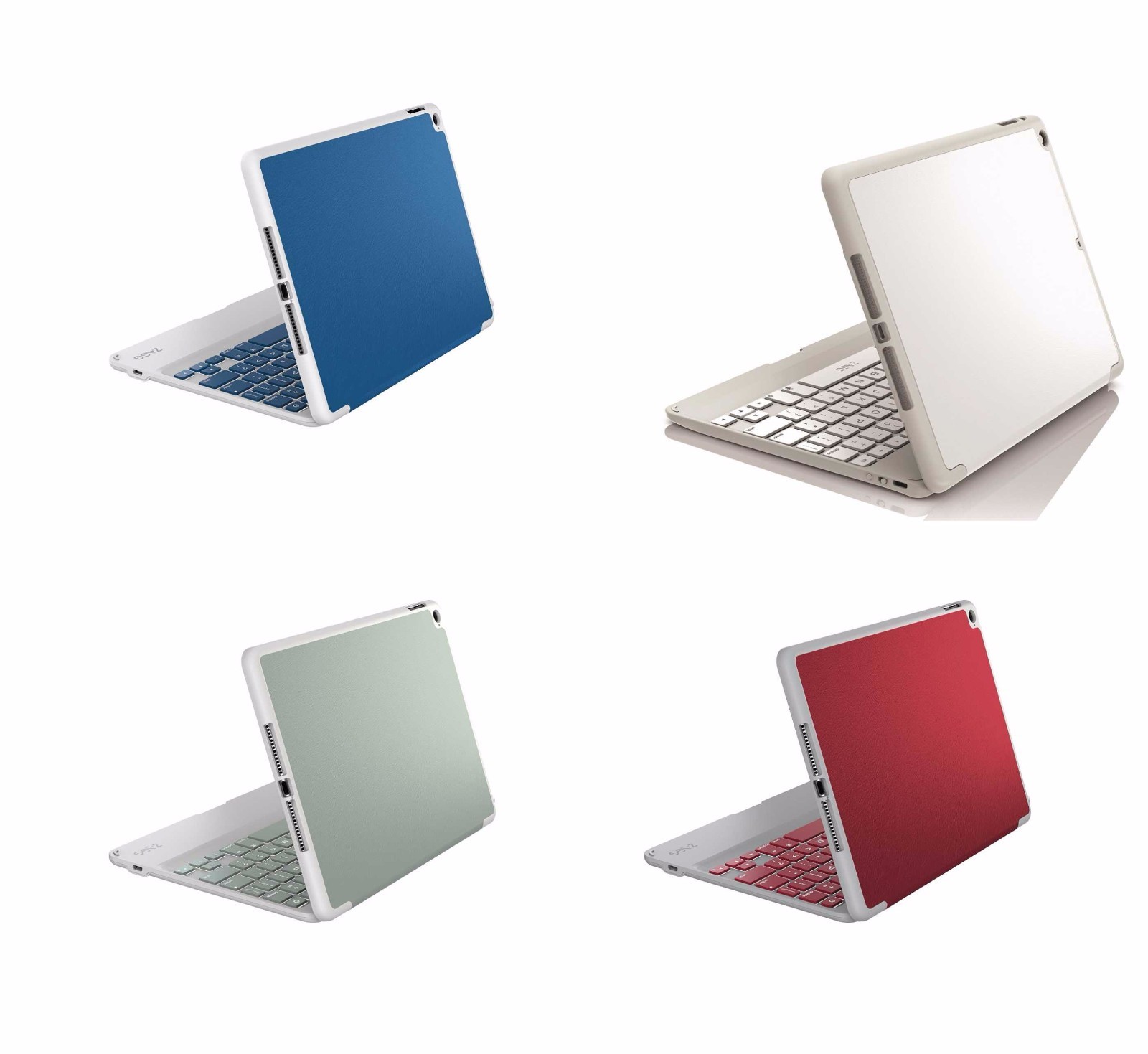 ZAGG Ultra-Slim Folio Case, Hinged Multi-View Bluetooth Keyboard for iPad Air 2