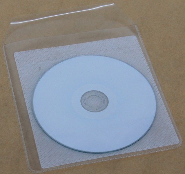 1000 Double Sided Ameri Copy Blu Ray CPP Clear Sleeves W/2 Disc Woven