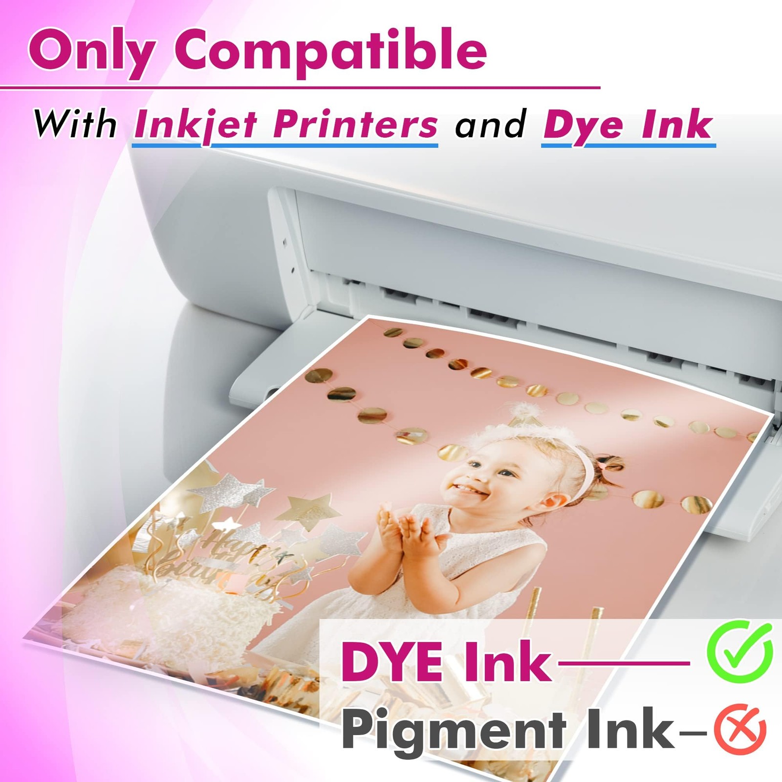 Koala Glossy Inkjet Photo Paper 8.5X11 Inches 48lb 100 Sheets Professional Gl…