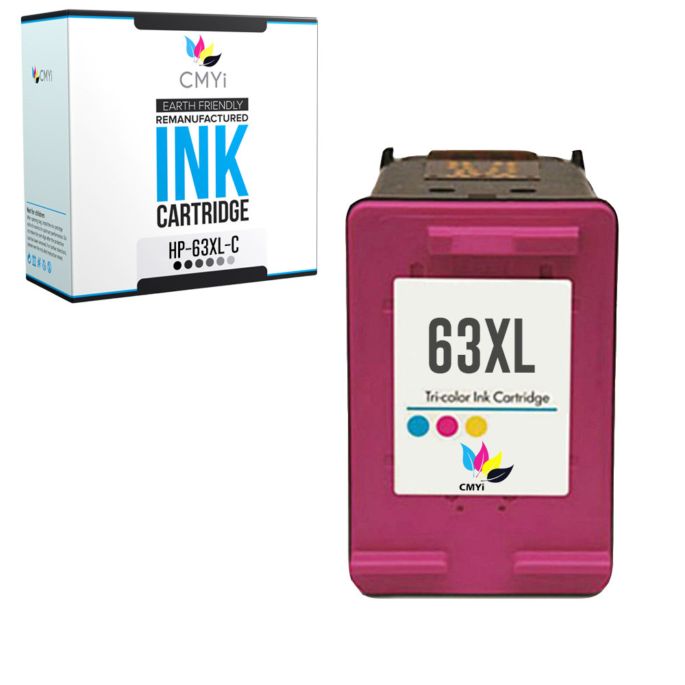 Compatible HP 63XL Black Color Ink Cartridges 63 XL Cartridge Combo Pack