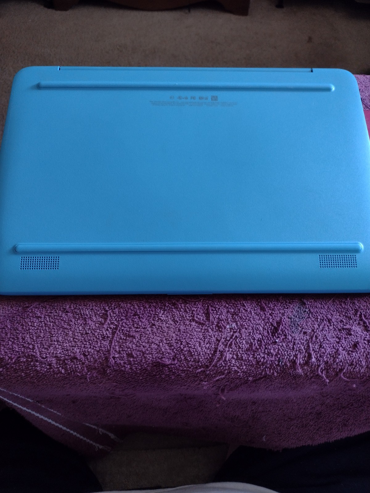 HP Stream 14-ax0XX 14in Intel Celeron 4GB RAM 32GB eMMC Blue LINUX DEBIAN OS 13