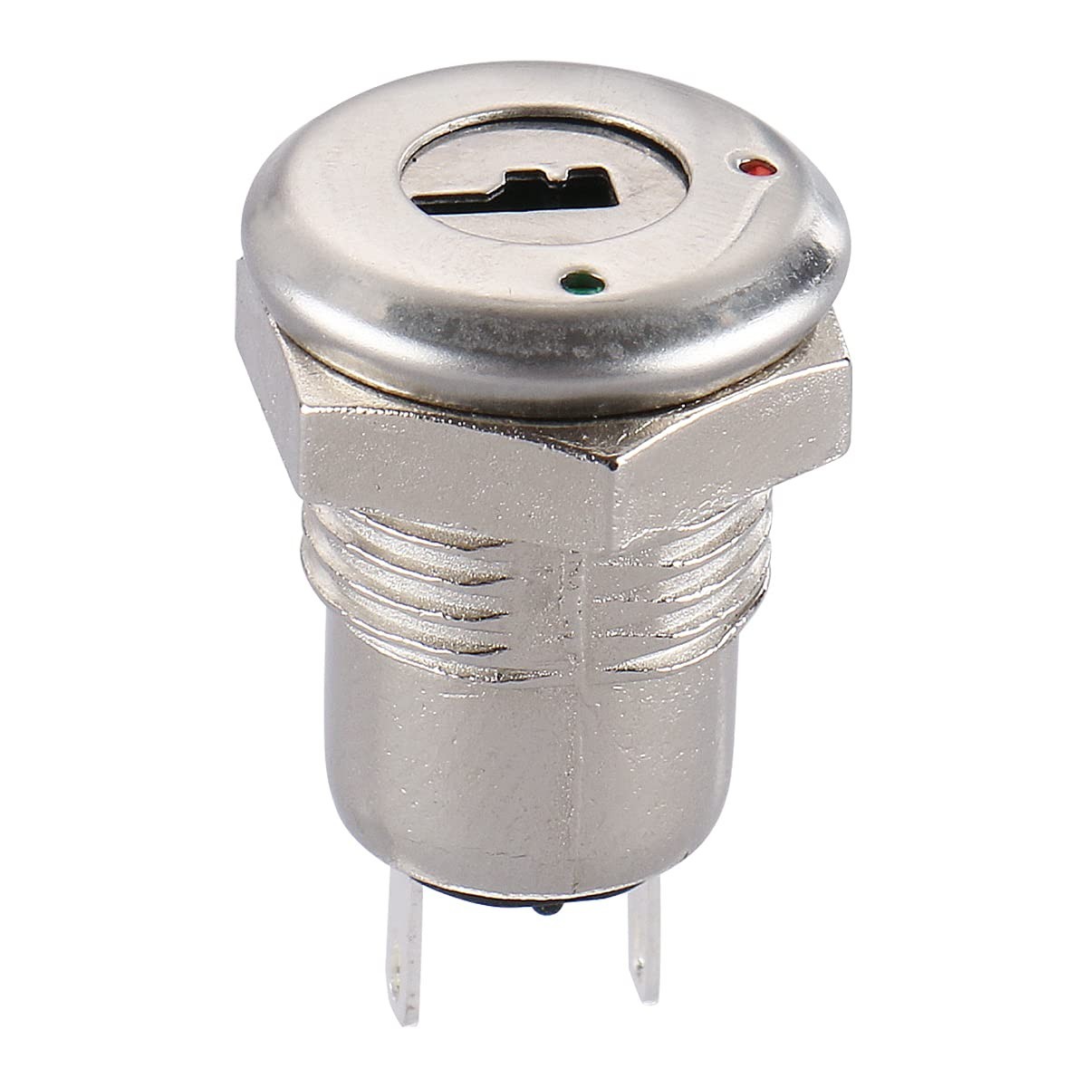 Zinc Keylock Switch Pack of 2 with 11mm Mounting – On-Off for Electrical Devices