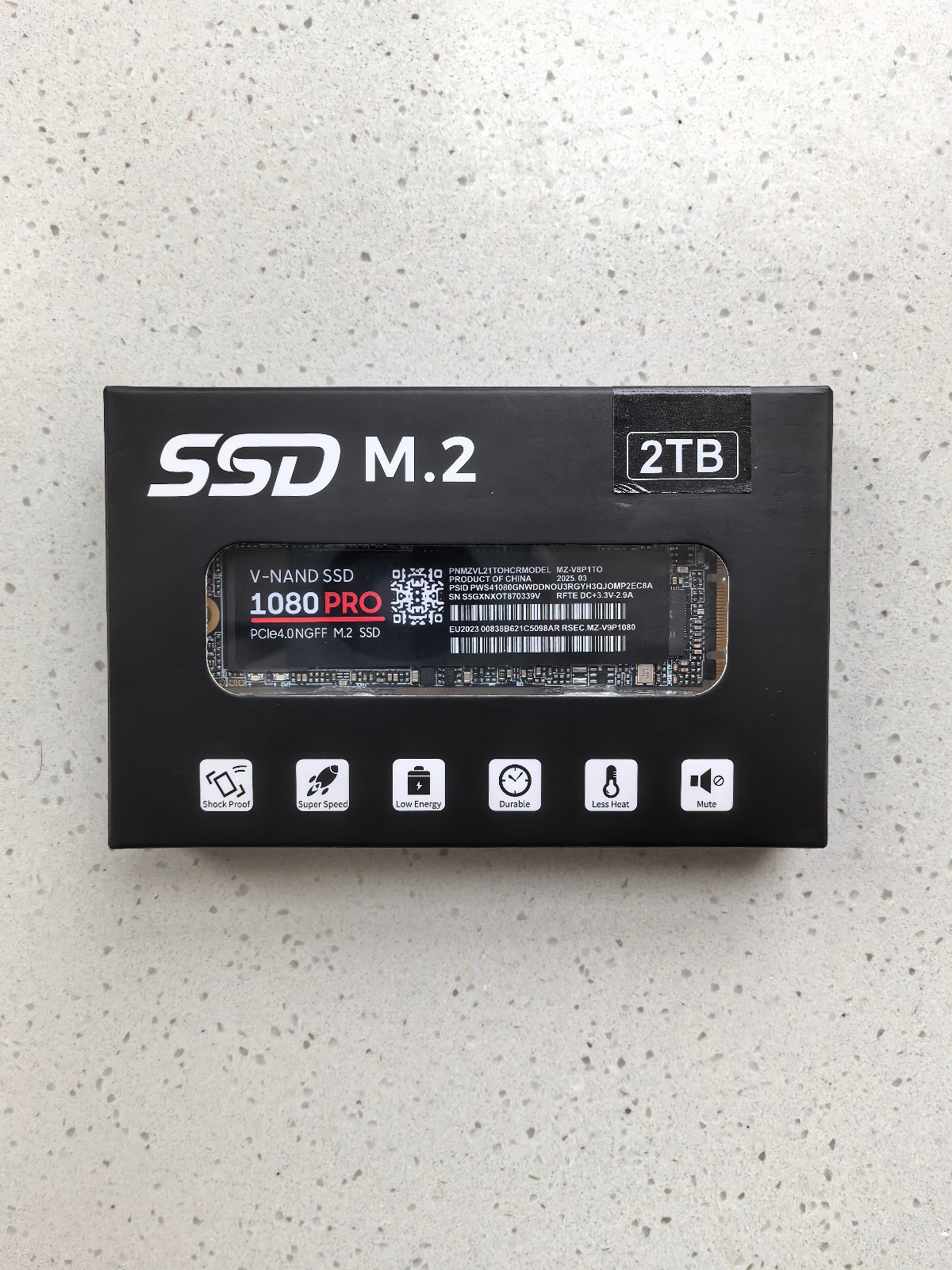 M2 2280 PCIe 4.0 solid-state drive high-speed storage device 1080P RO 2TB NGFF