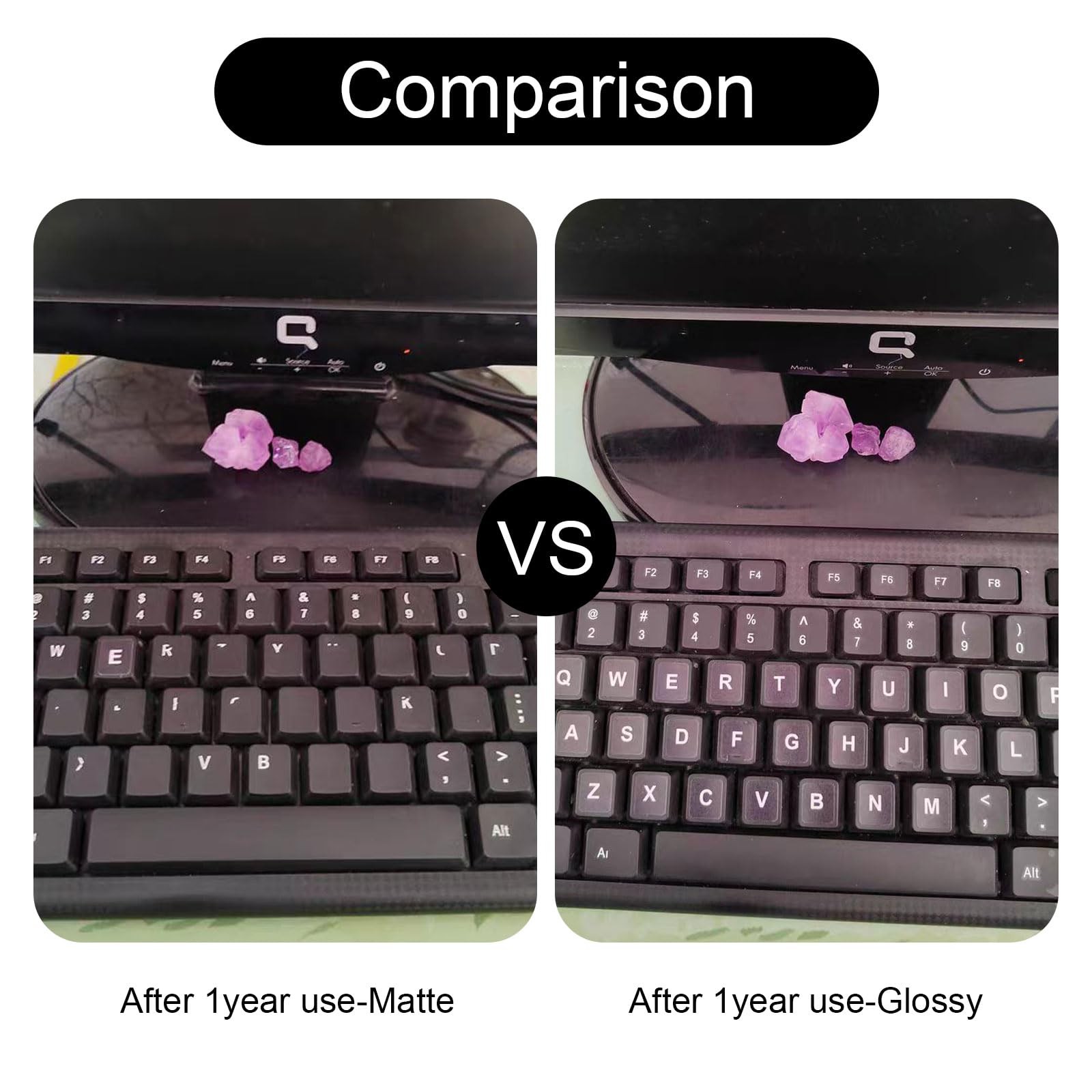2PCS English Keyboard Stickers, Universal Replacement English Keyboard Letter…