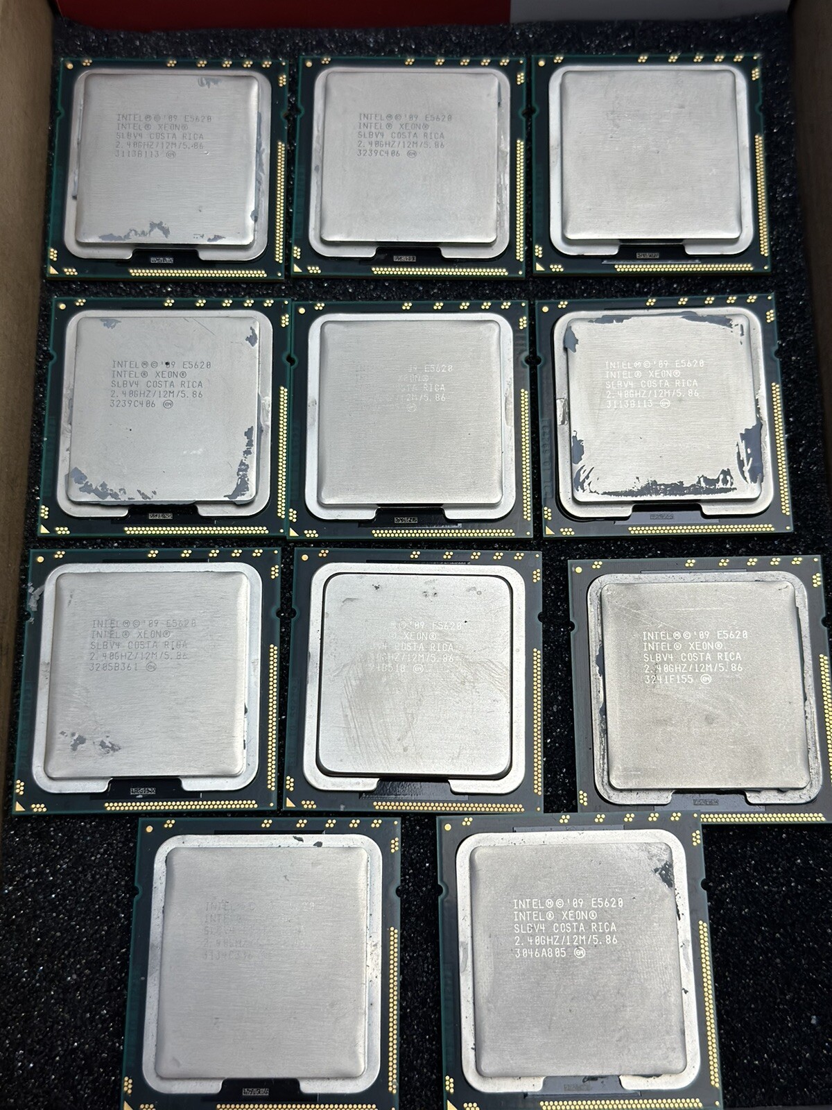LOT OF 11x TESTED Intel Xeon E5620 2.40GHz CPU Processor SLBV4