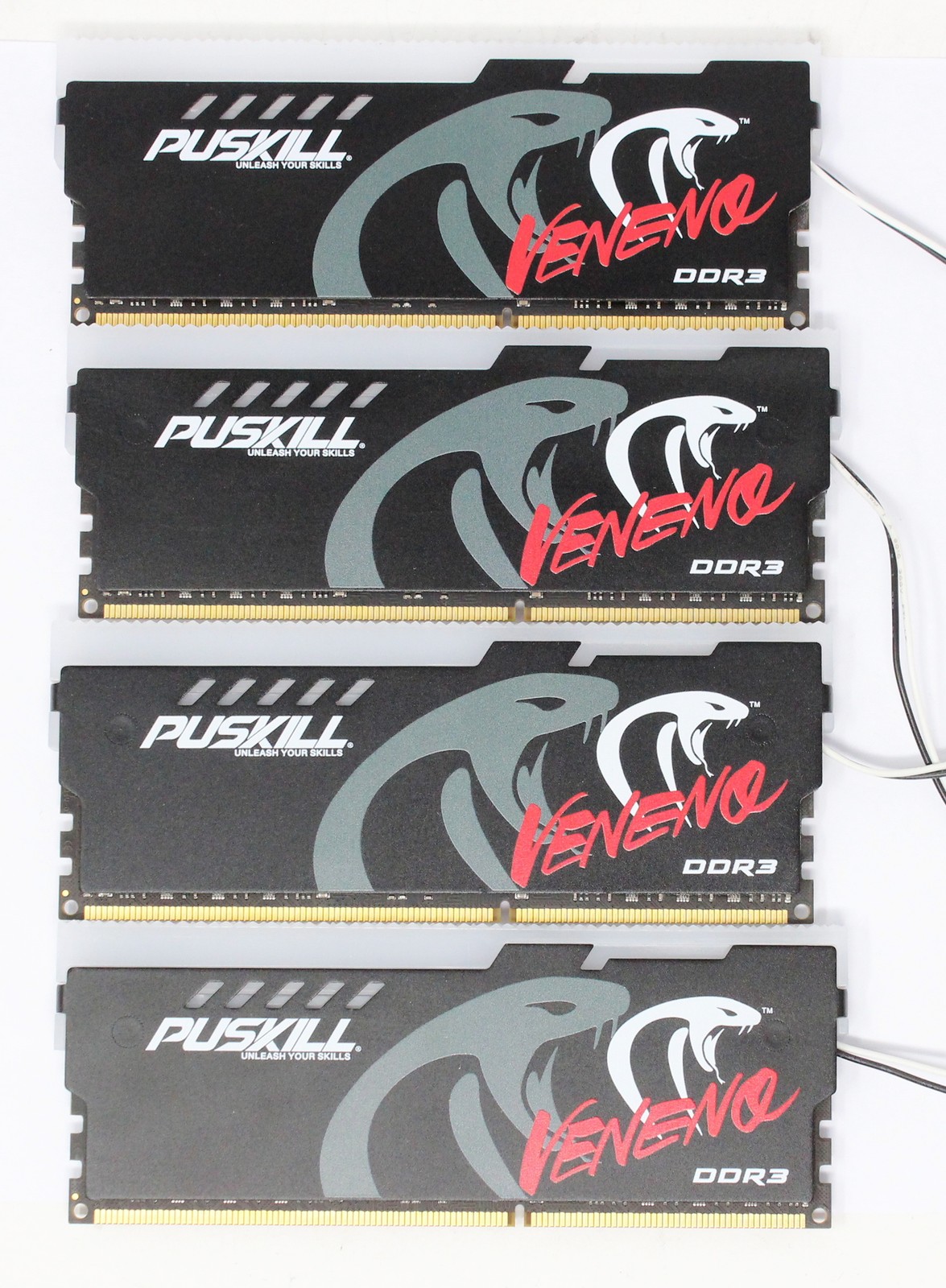 PUSKILL 32GB (4x8GB) PSK-D3D11M1600BRV/8G DDR3-1600 LED RGB RAM (#33727)