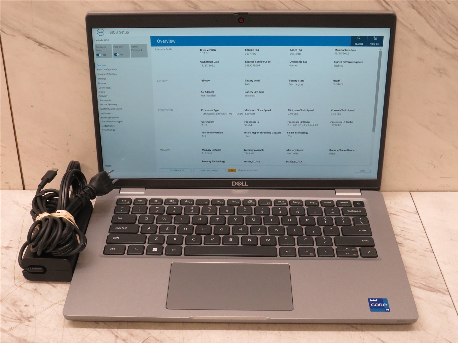 Dell Latitude 5430 Laptop Intel i5-1245U@4.4GHz 8GB RAM – AC #9