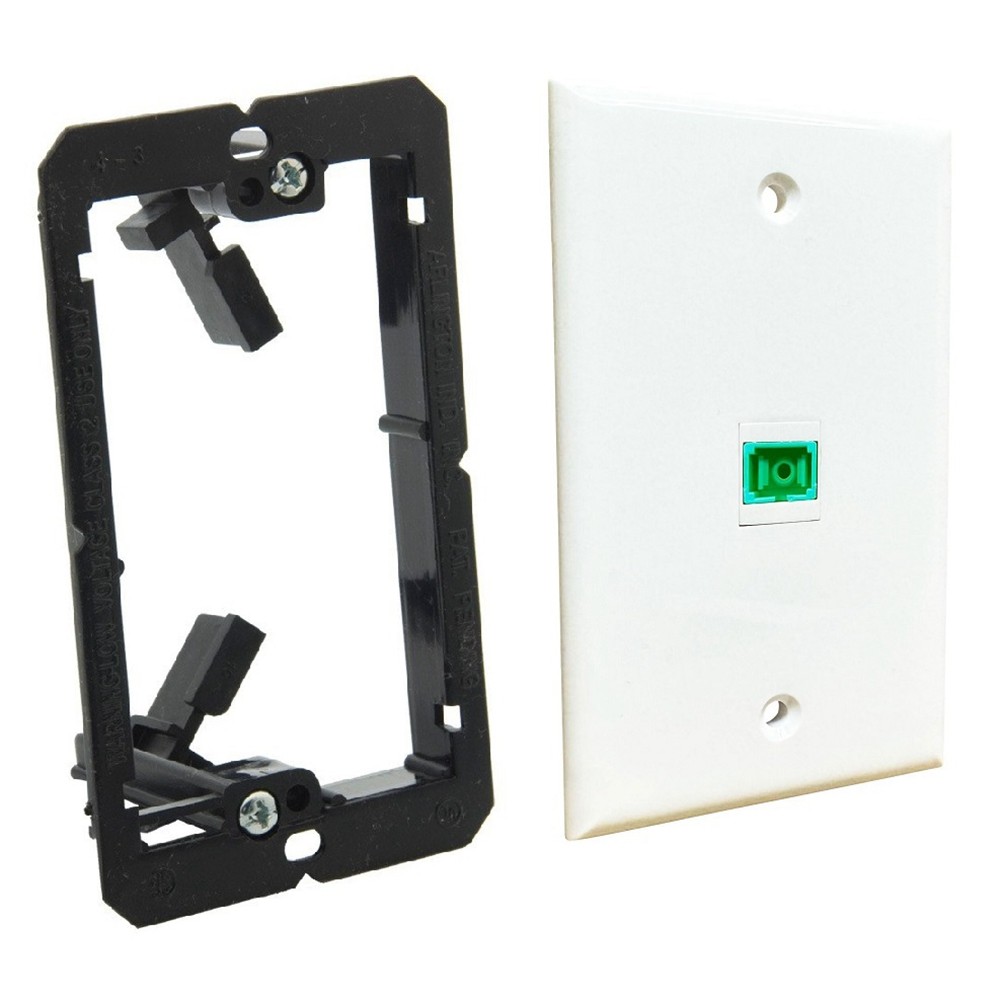 1 Port Fiber Wall Plate SC Simplex Fiber Optic Wall Plate Optical Wall2658