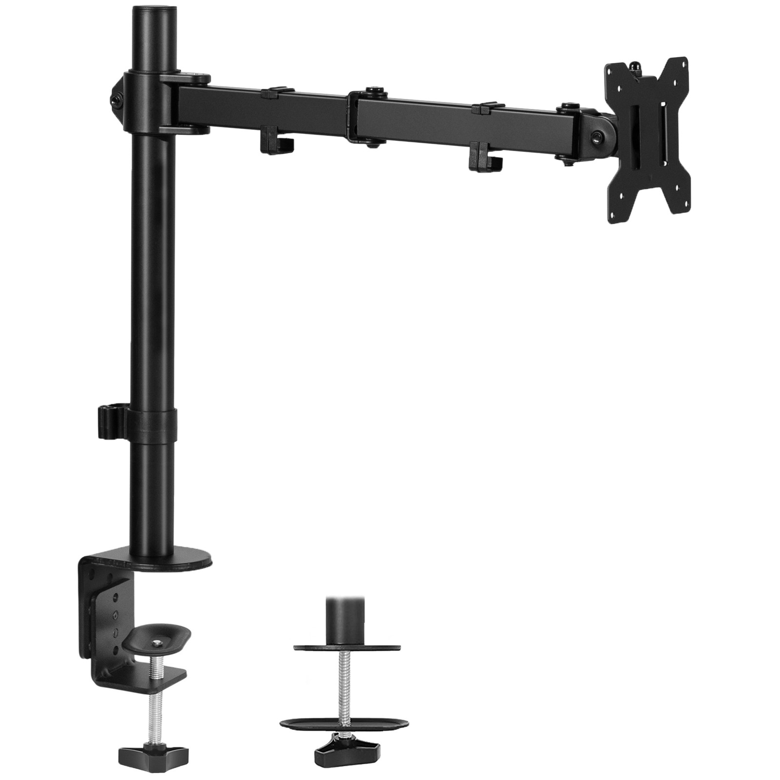 VIVO Single Monitor Desk Mount Stand Fully Adjustable/Tilt for 1 Computer Screen