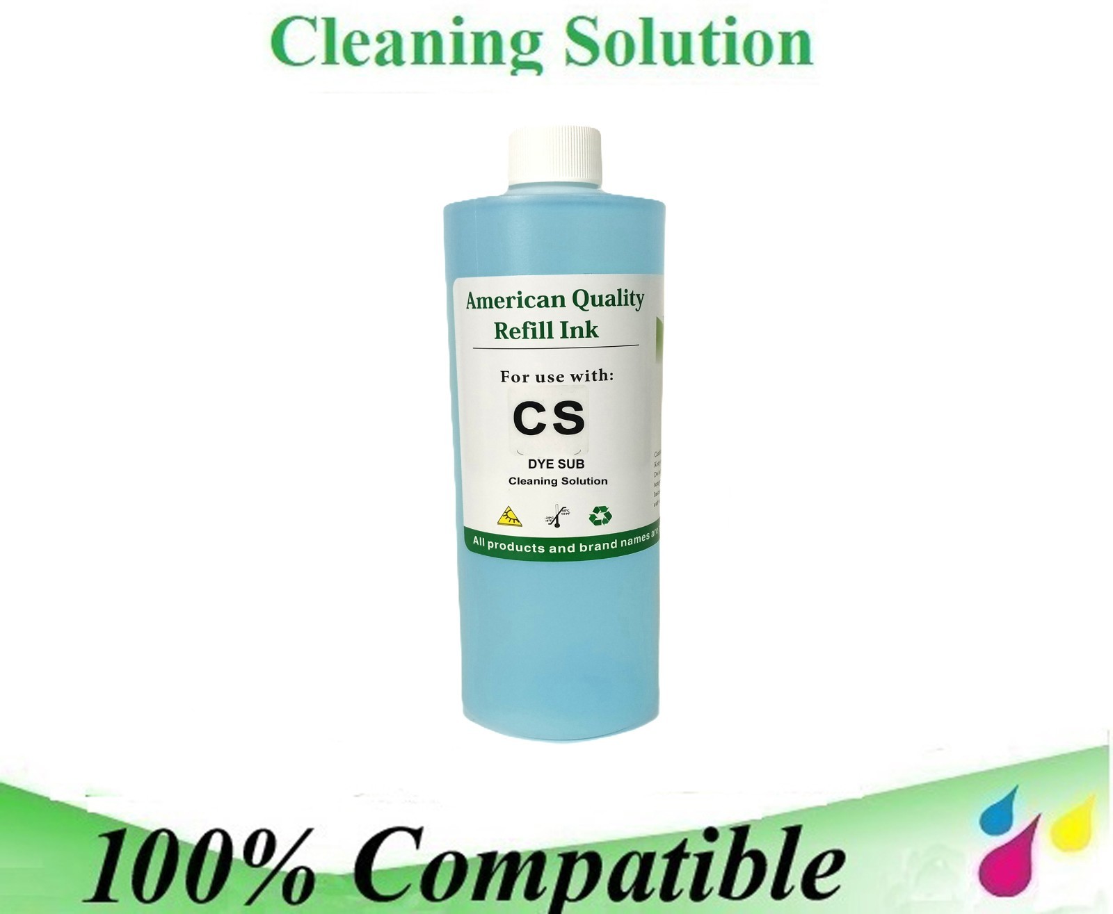 Dye Sublimation Cleaning Solution Clean Prin thead Unblock nozzle 250/500/1000ml