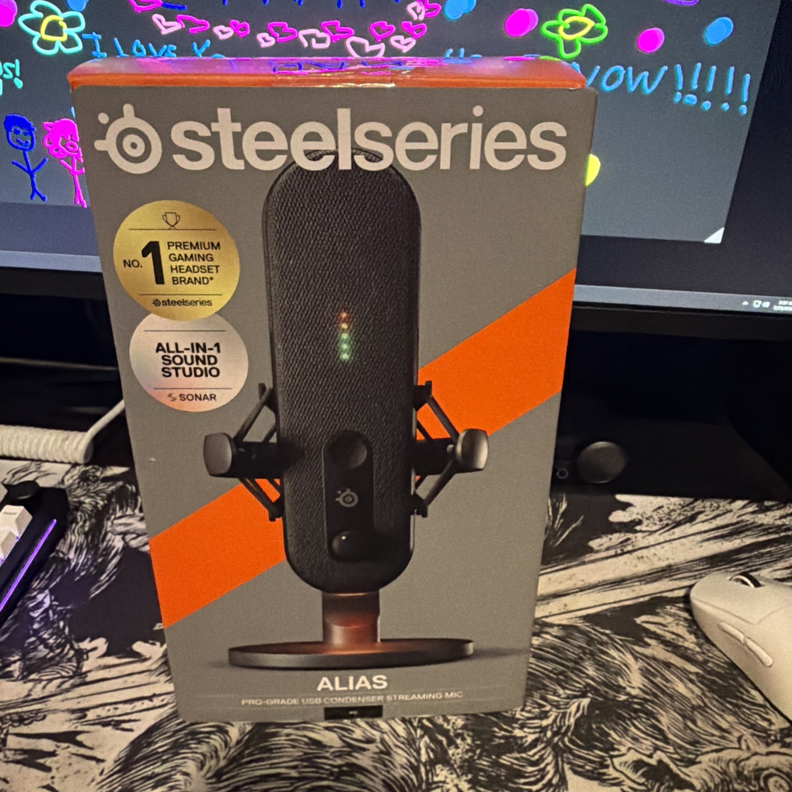 SteelSeries – Alias USB Microphone – Black