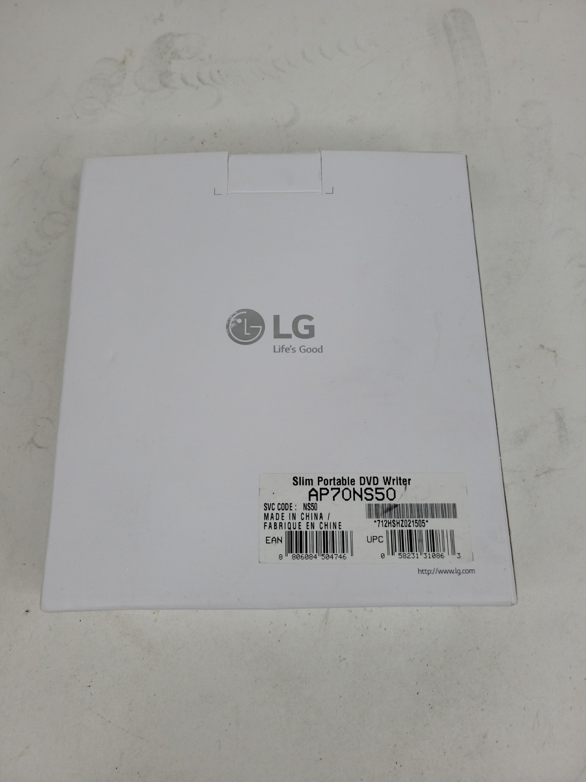 LG SuperMulti Blade Ultra Slim Portable External DVD Writer AP70NS50