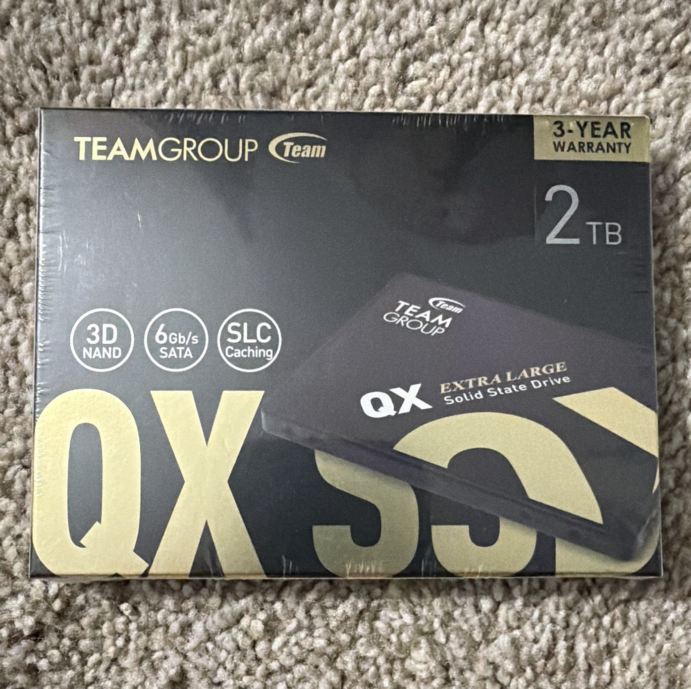 TEAMGROUP QX 2TB 2.5in SATA III Internal SSD 560MB/s 3D NAND SLC Cache