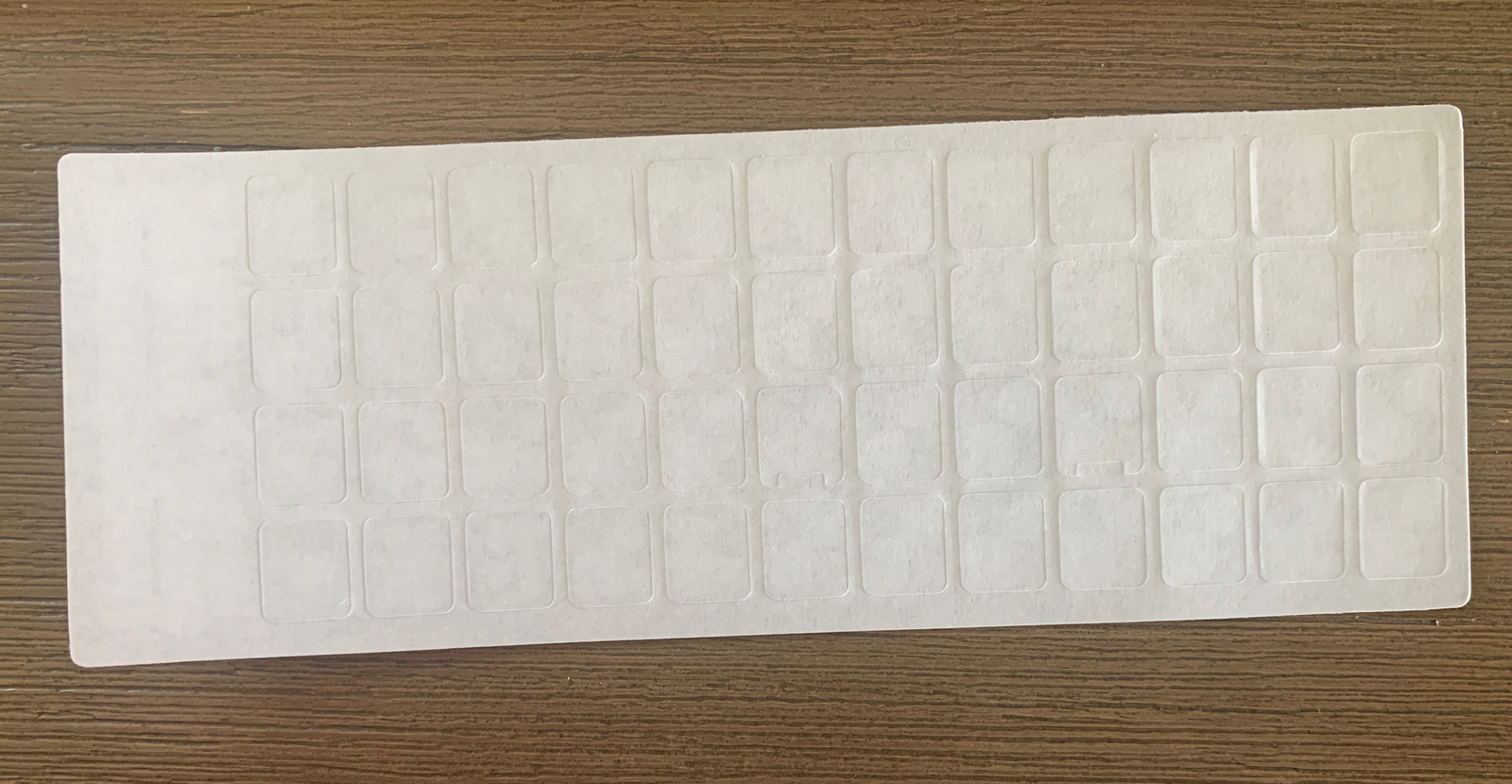 Russian Keyboard Sticker Layout (Black Background with White Letters)