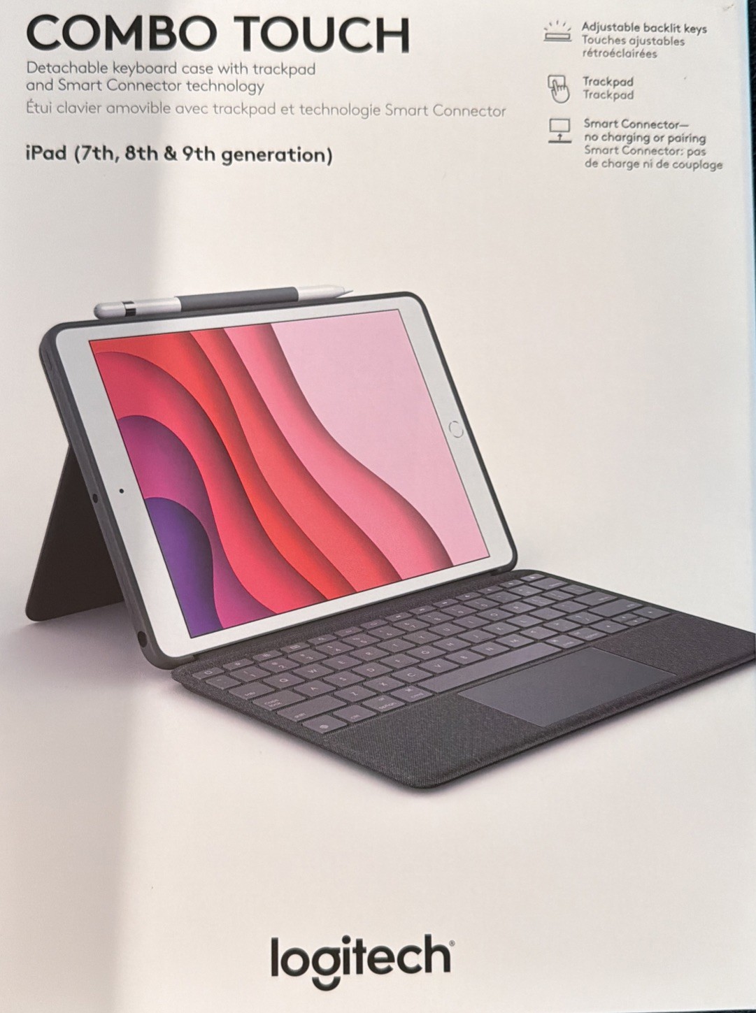Logitech 920-009608 Woven Fabric Folio for 10.2″ iPad Graphite (No Box)