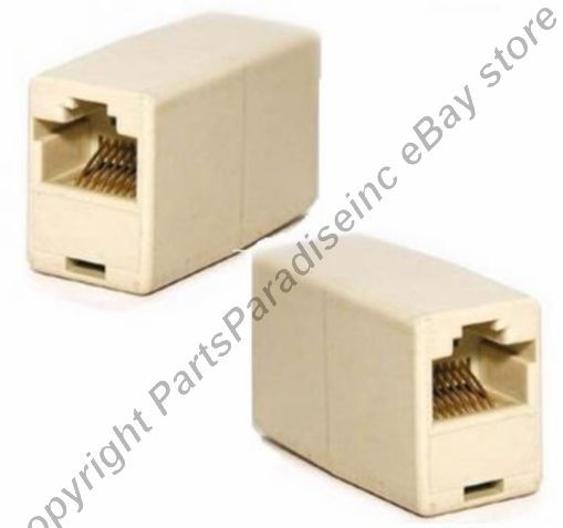RJ45 Female~F Jack Coupler/Joiner Ethernet Network for Cat5/e cable/cord/wire