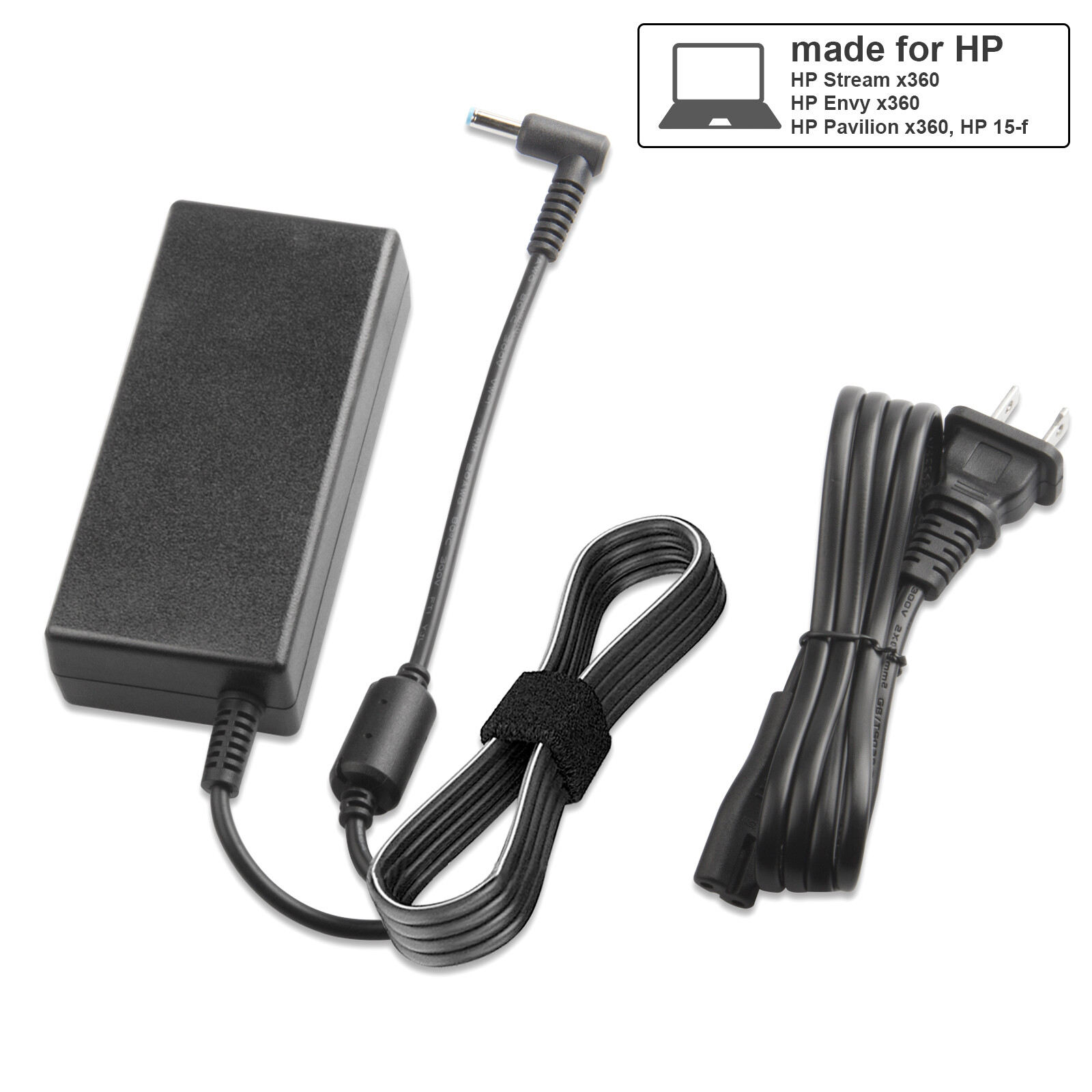 45W 65W 90W For HP Laptop AC Adapter Charger blue tip 19.5V Pavilion 710412-001
