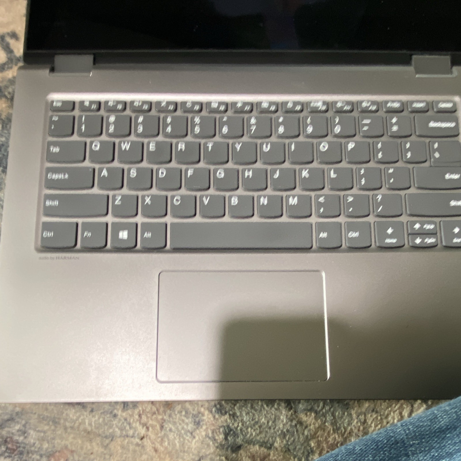Lenovo Yoga 14in FHD Windows Laptop Core i7 16GB 512GB SSD Gray Charger