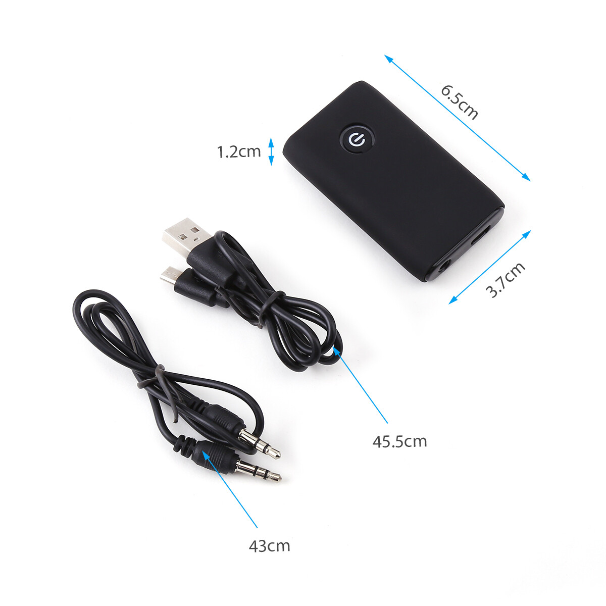 50PCS 2-in-1 Bluetooth 5.0 Transmitter & Receiver Stereo Music Audio Adapter TV