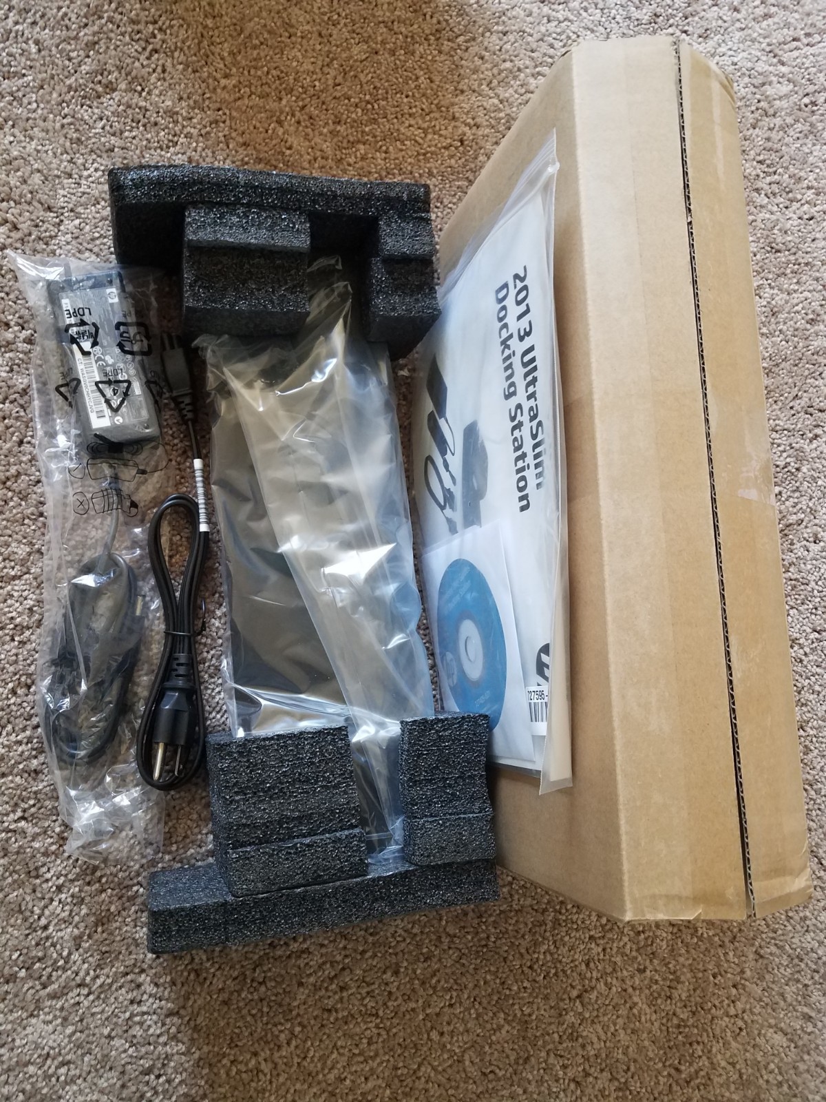 NEW HP 2013 UltraSlim Docking Station D9Y32AA#ABA/ D9Y19AV#ABA / D9Y32UT#ABA