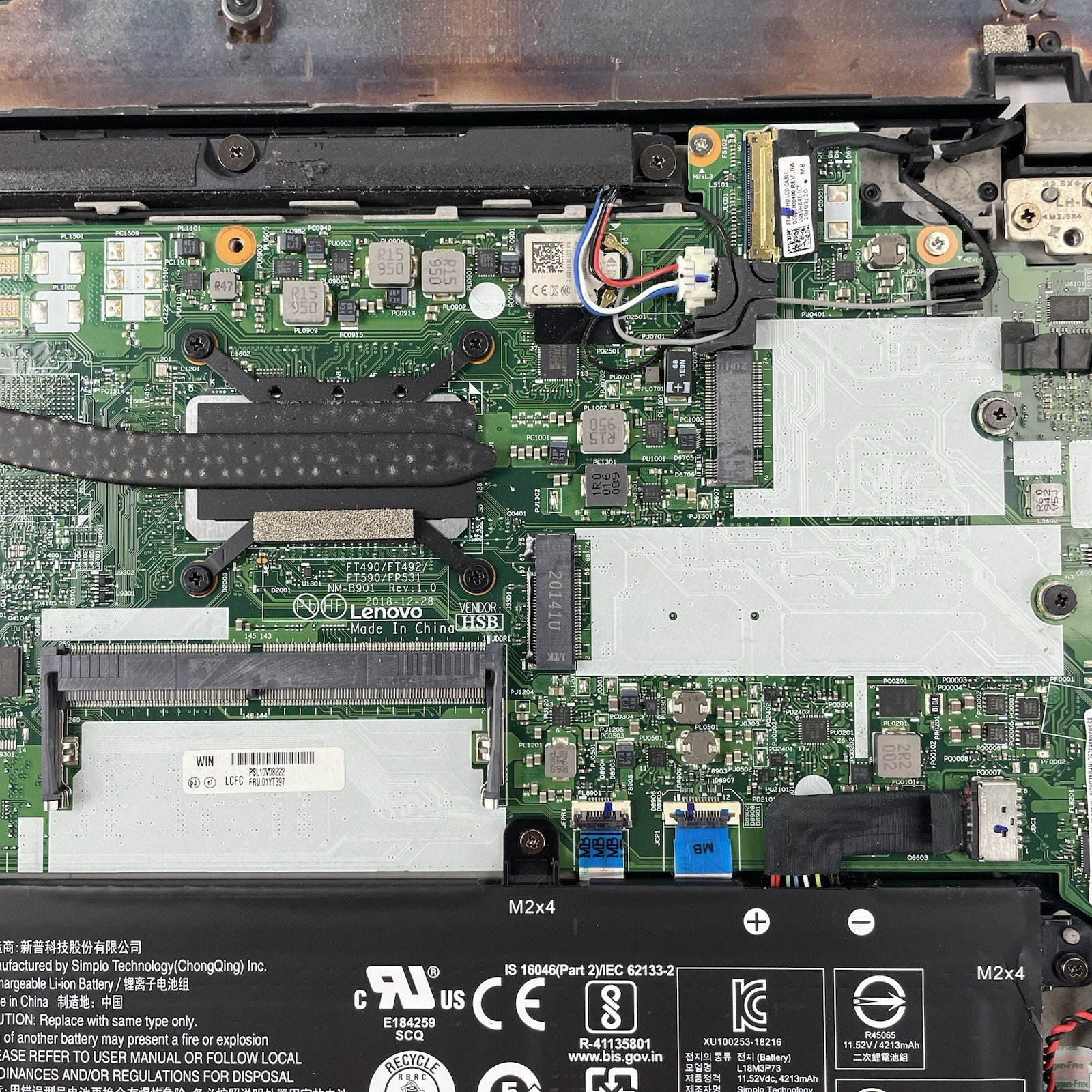 Lenovo ThinkPad T490 14″ i5-8365U 1.60 GHz 8 GB RAM No SSD/OS/AC – Chipped Palm