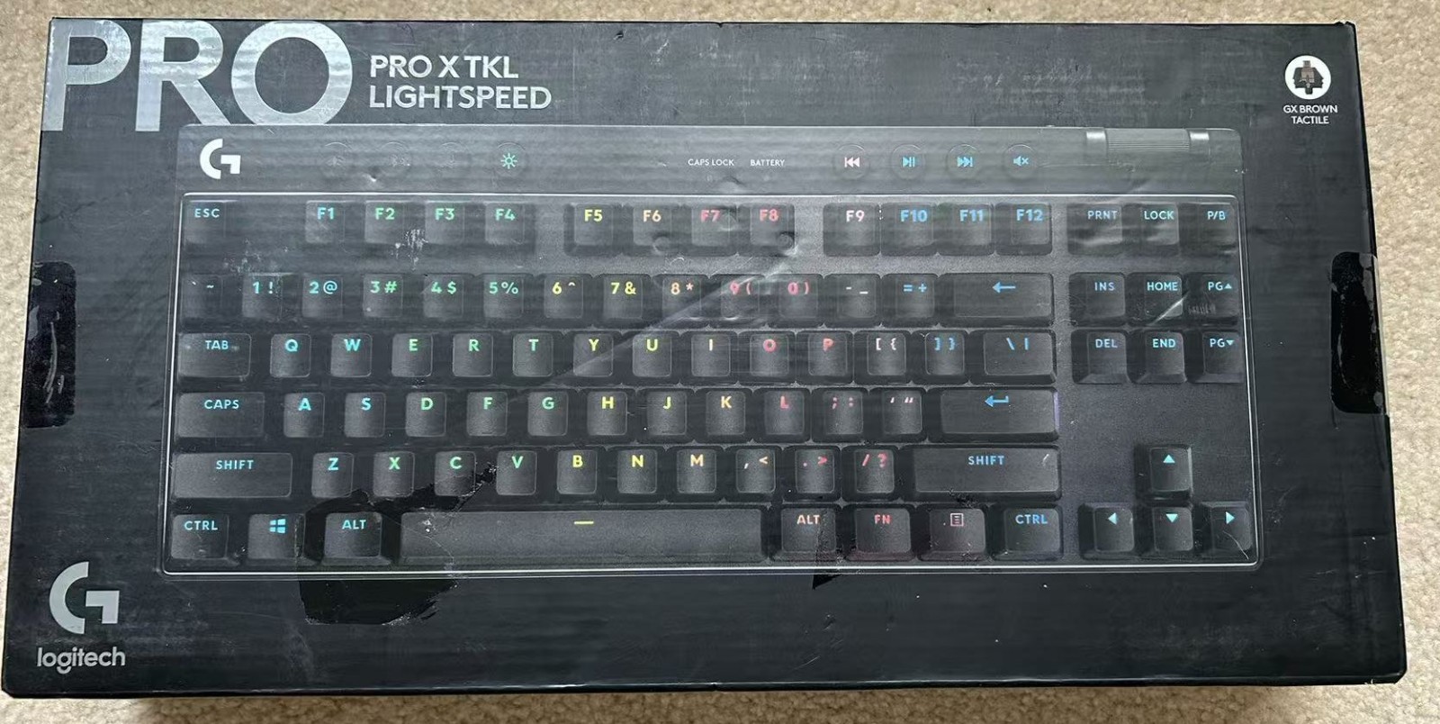 Logitech – PRO X TKL LIGHTSPEED Wireless Mechanical Tactile Switch Gaming Key…