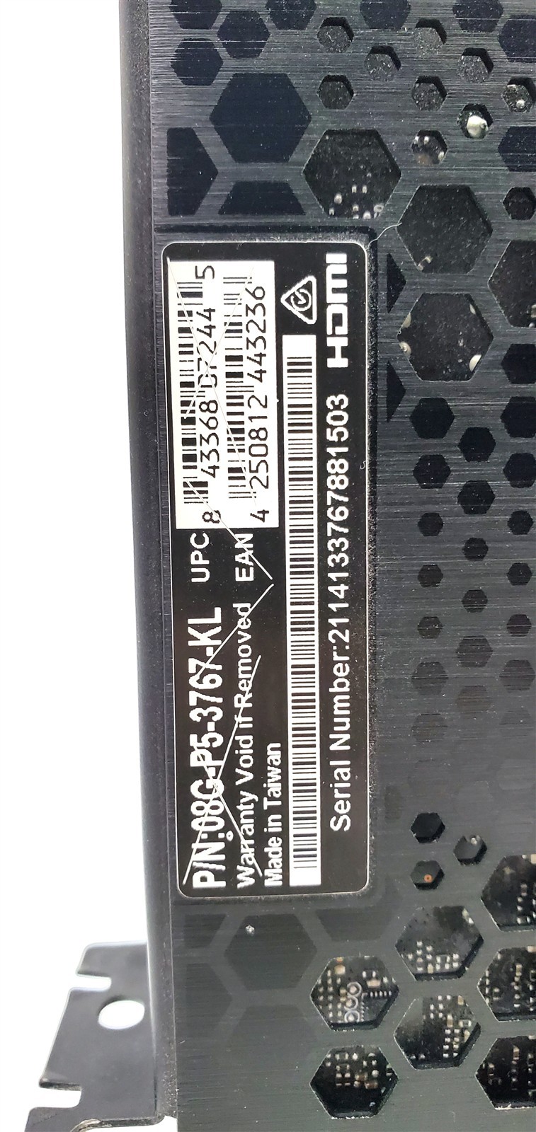 EVGA NVIDIA GeForce RTX 3070 FTW3 ULTRA 8GB GDDR6 GPU iCX3 08G-P5-3767-KL