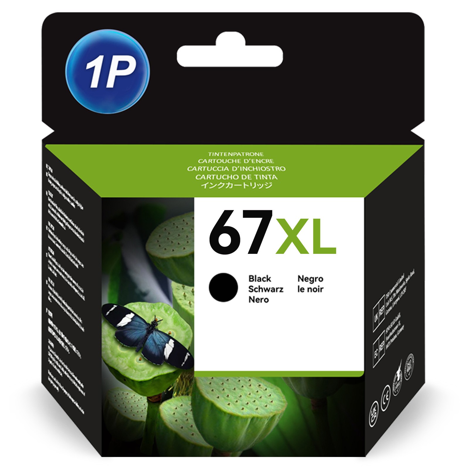 High Yield 67XL Ink Cartridge for HP 67 XL Deskjet 2700e 2752e 2755e 2800 4155e