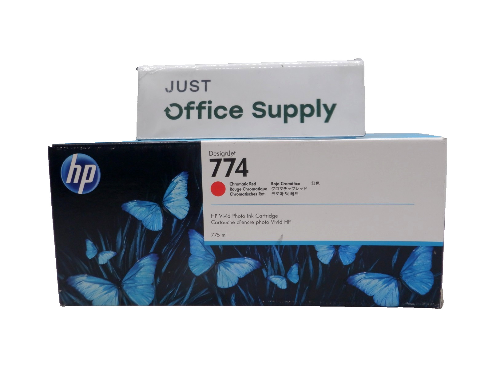 Genuine HP 774 Chromatic Red P2W02A Vivid Photo 775 ml Ink Cartridge F Shipping
