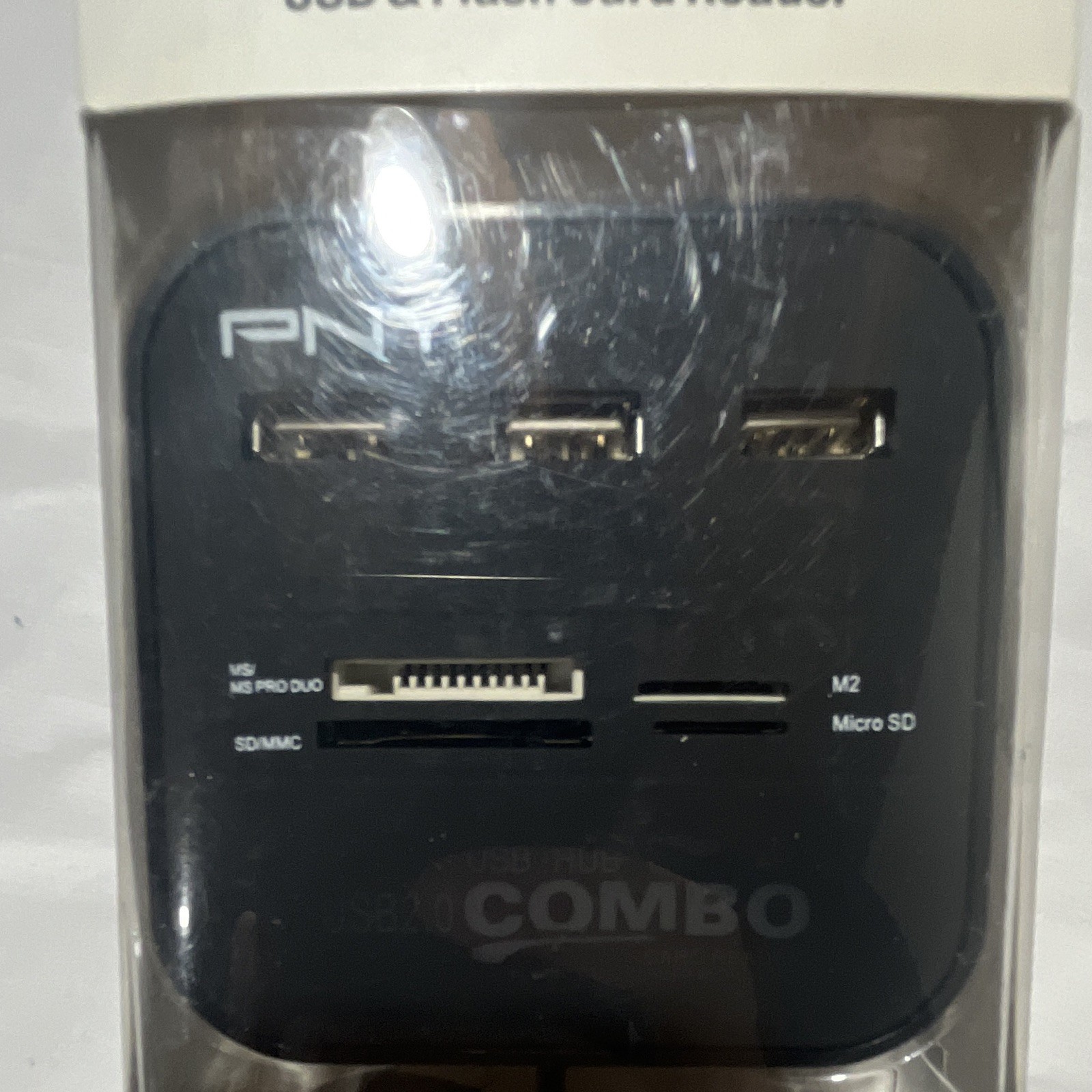 PNY USB Multi Card Reader SD/SDHC/MicroSD/MS/MS Micro (M2) P-UBSDRDR21K-RF