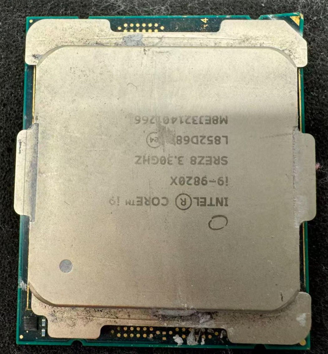 Intel Core i9-9820X SREZ8 Desktop Processor 3.3 GHz, 10-Core Tested