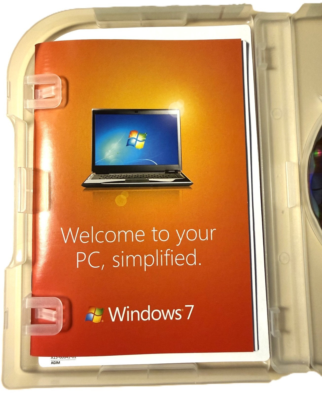 Microsoft Windows 7 Professional Upgrade 32/64 Bit DVD with Key in Retail Box