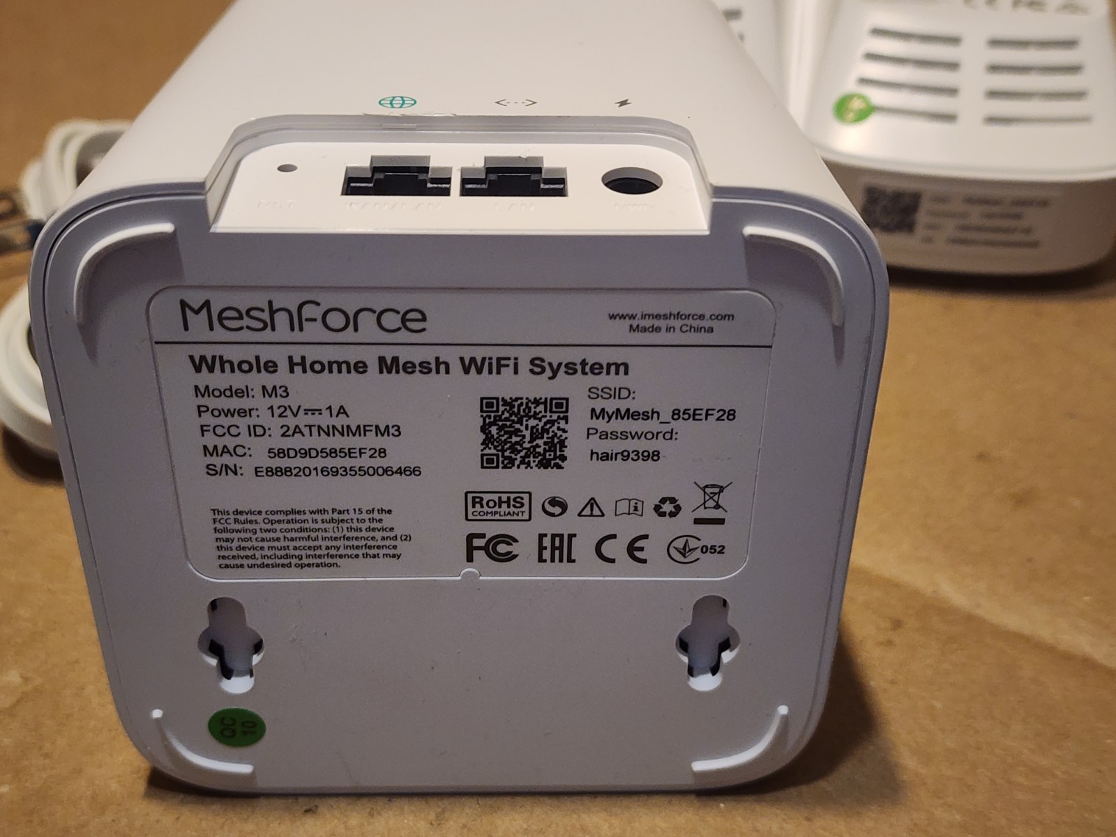 Meshforce Whole Home Mesh Wi-Fi System M3/M3 Dot AC1200 Dual Band My mesh app