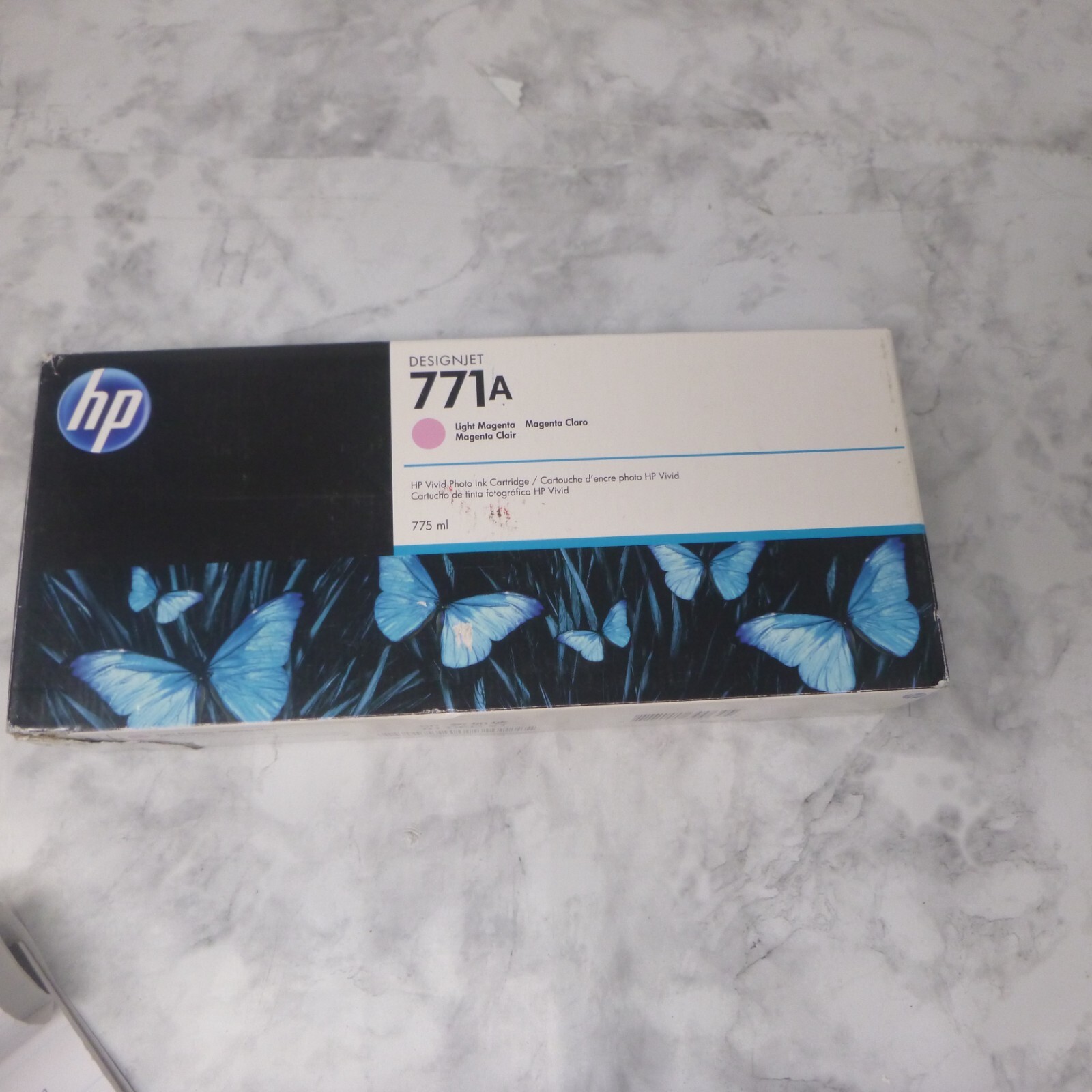 Genuine HP 771A Light Magenta Ink 775ml B6Y19A Z6200 Z6600 Z6610 Z6800 SEALED