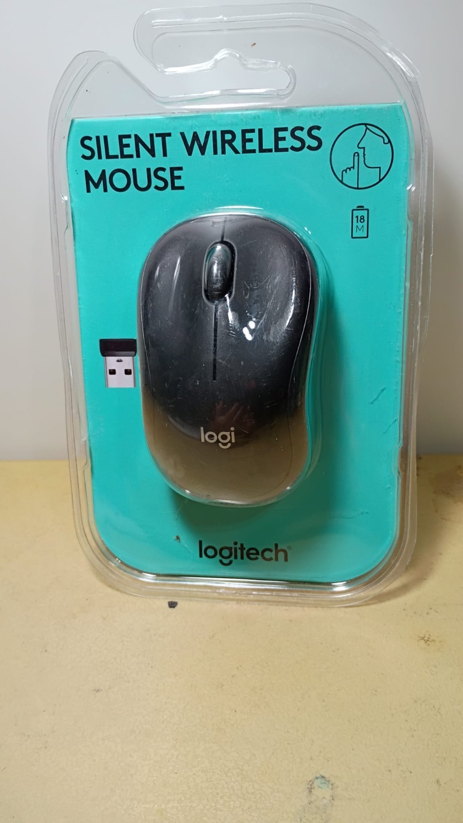Logitech M220 Silent Wireless Mouse Black Open Box