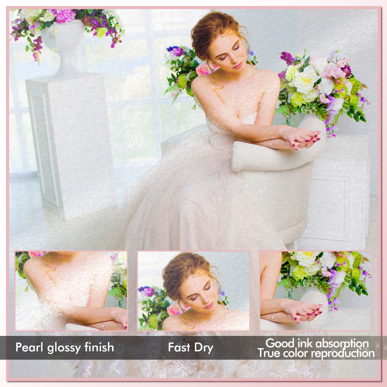 Koala Pearl Glossy Photo Paper 8.5×11 48lb 10Mil for Inkjet & Laser Printer 180g