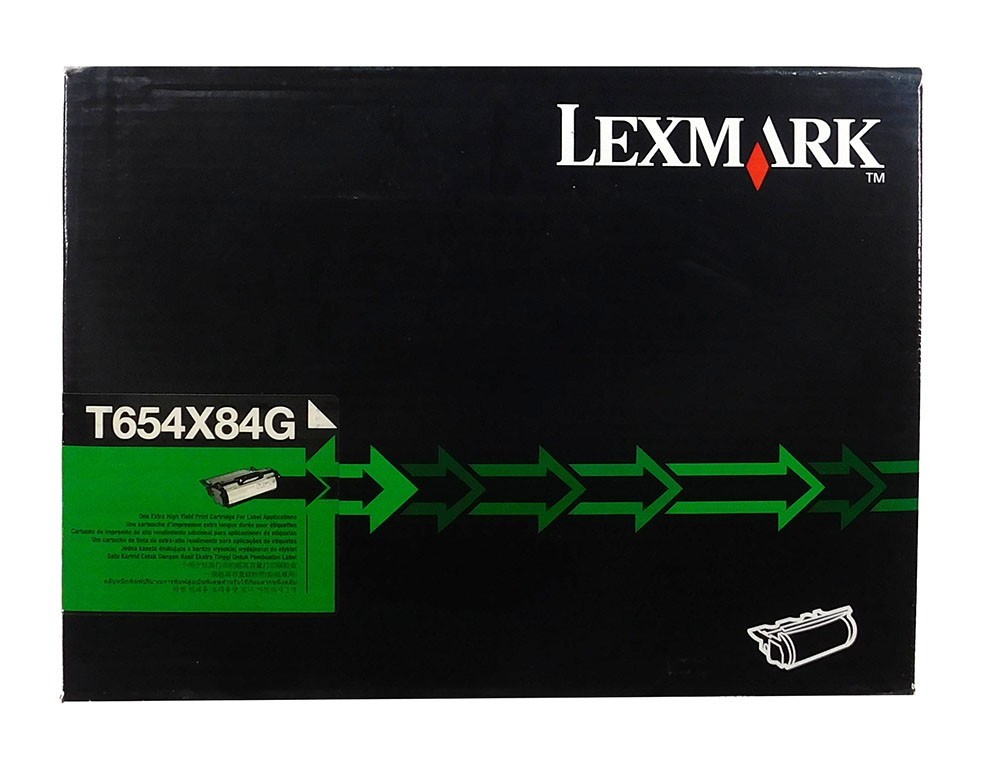 Lexmark T654/T654X84G Black Extra High Yield Toner Cartridge – New in Box