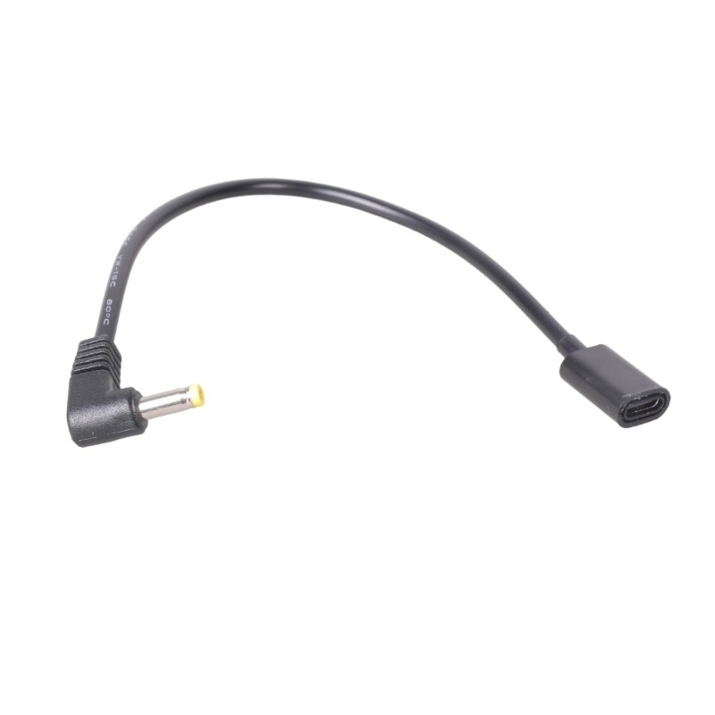 Short 21cm USB C Female To DC4017 Power Adapter Cord For Electronic Gadgets