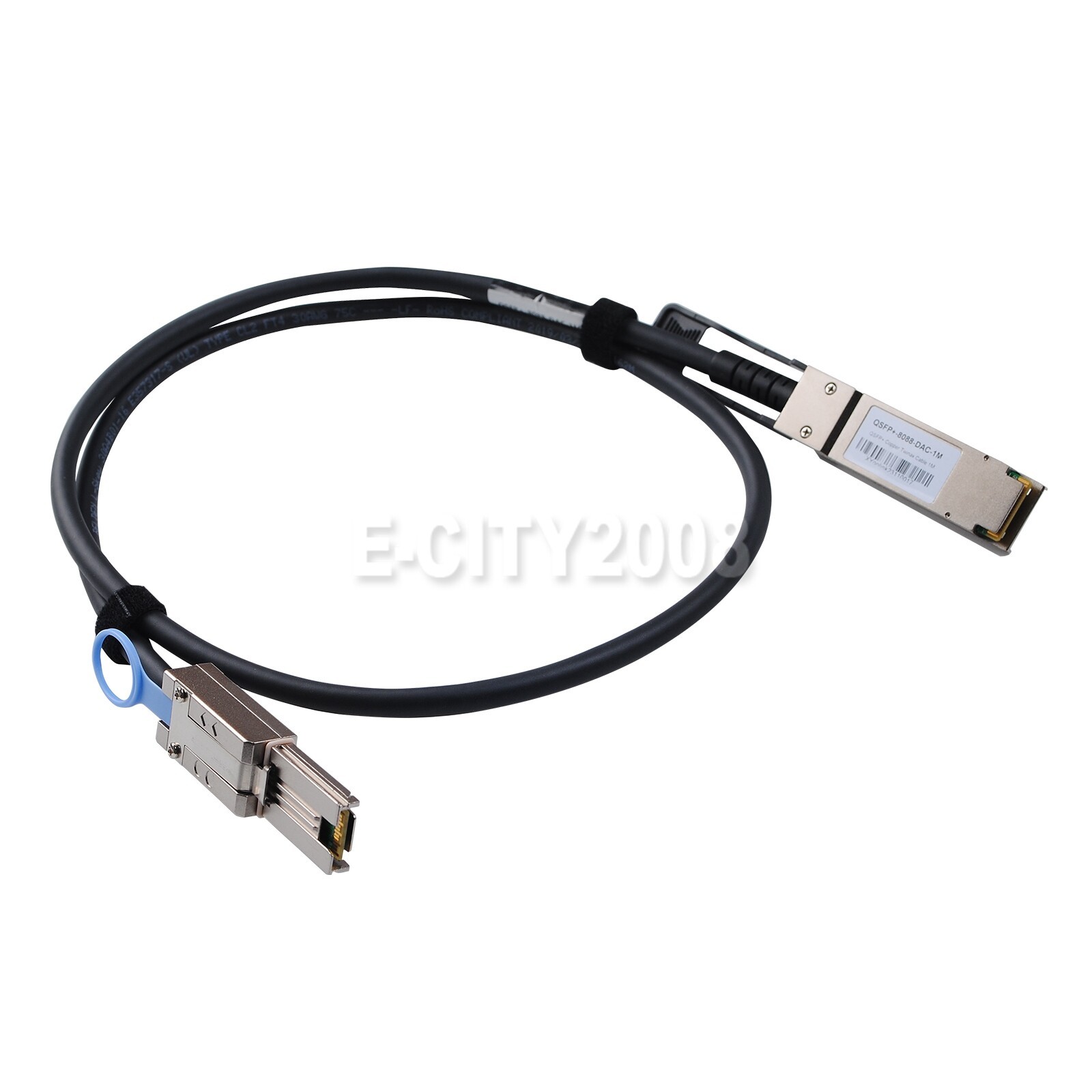 Mini SAS Cable QSFP sff8436 to sff8088 HD SAS Cable For NetApp DS2246 1M