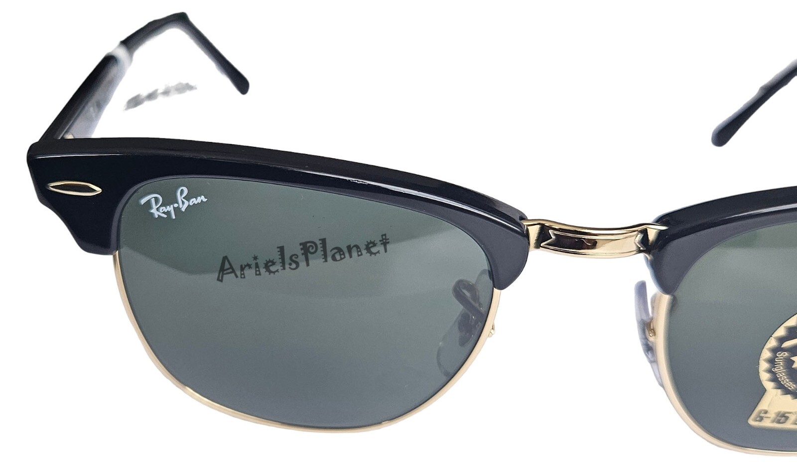 RAY BAN RB3016 W0365 Black on Arista Square 49 mm Unisex Sunglasses
