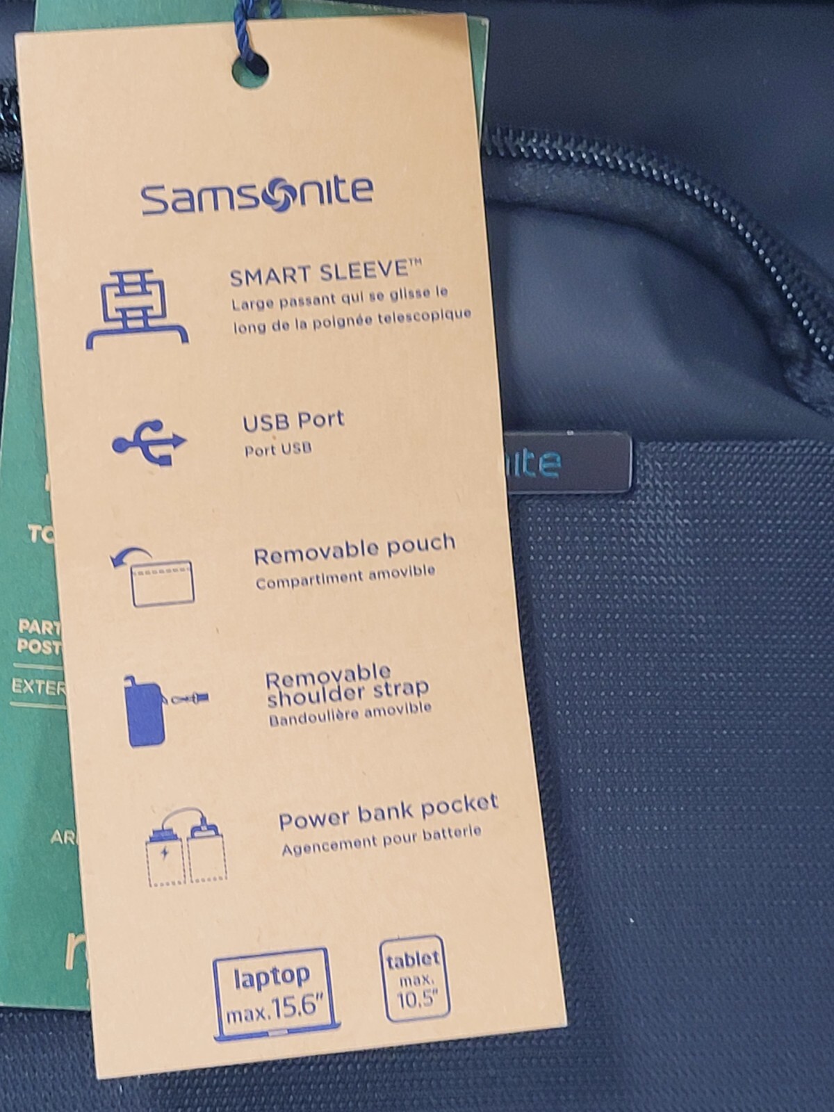 Samsonite Mysight 15.6″ Authentic Laptop Backpack Minimalist Style Black