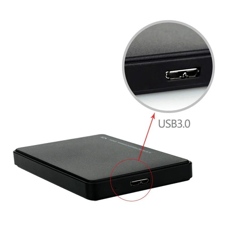USB 3.0 2TB SATA SSD External Hard Drive Portable Desktop Mobile Hard Disk Case