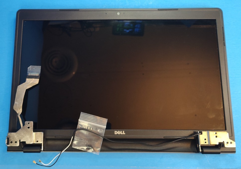Dell Inspiron 17-5748 17.3″ Glossy LCD Screen Hinges Complete Top Cover Assembly