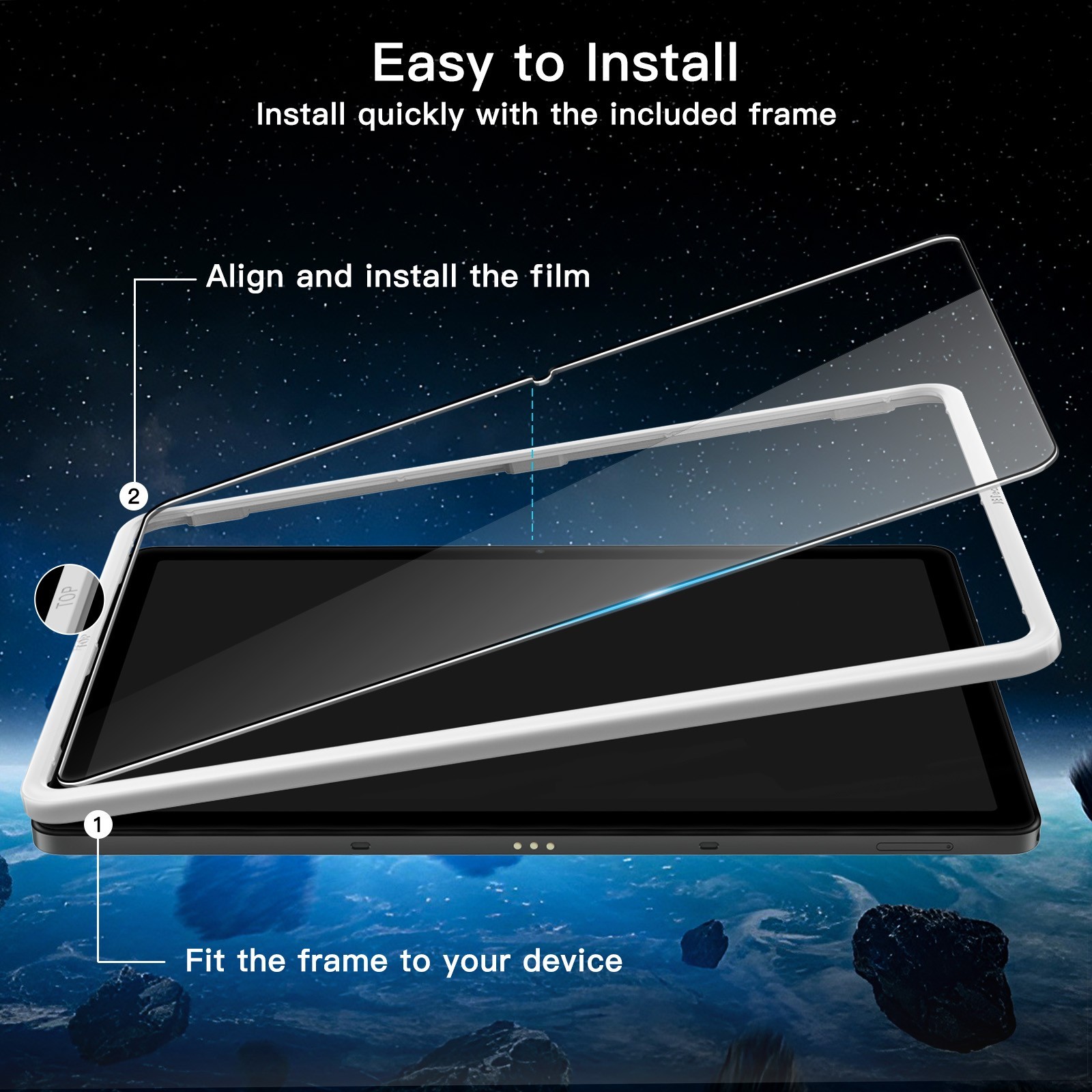 Screen Protector for Samsung Galaxy Tab A9+ / A9 Plus 11-Inch 2023, 2-Pack