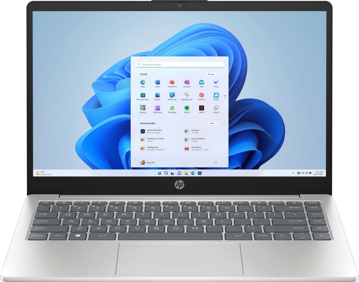 HP 14-ep1063cl 14″ FHD Intel Core 3 100U 1.2 GHz 12GB 512GB SSD W11H Laptop, SL
