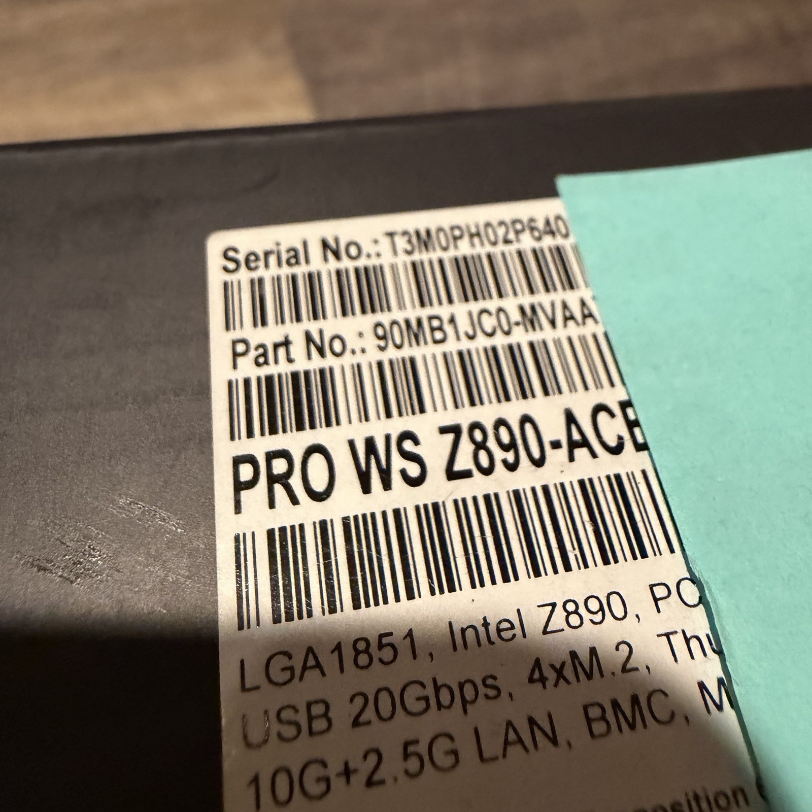 ASUS Pro WS Z890-ACE SE Z890 LGA 1851 ATX Motherboard Intel Core Ultra AI Work