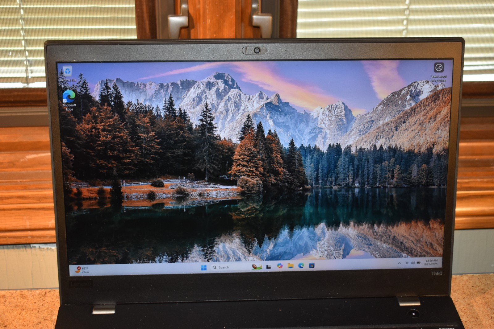 Lenovo ThinkPad T580 15.6″ Quad Core i7-8650U 16GB RAM 512GB SSD Windows 11 Pro