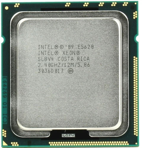 Pair of Genuine Intel Xeon E5620 QC 2.40GHz 12M LGA1366 CPU Processor SLBV4
