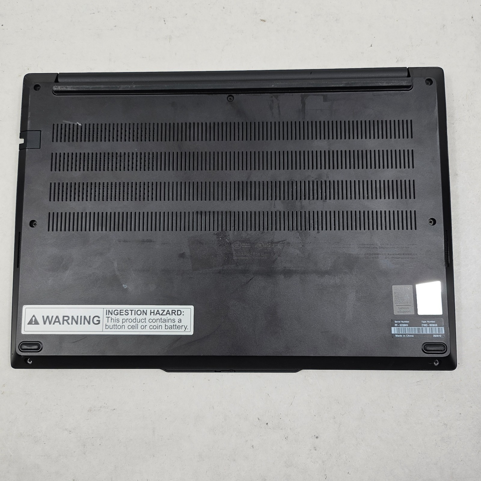 Lenovo ThinkPad E14 Gen 6 14″ Ryzen 5 7535U (6-Core) 16GB DDR5 No SSD